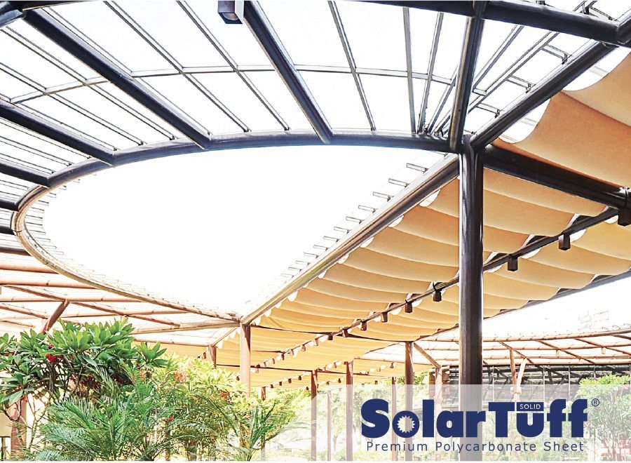 SolarTuff Aplikasi Atap Transparan Tempat Rekreasi