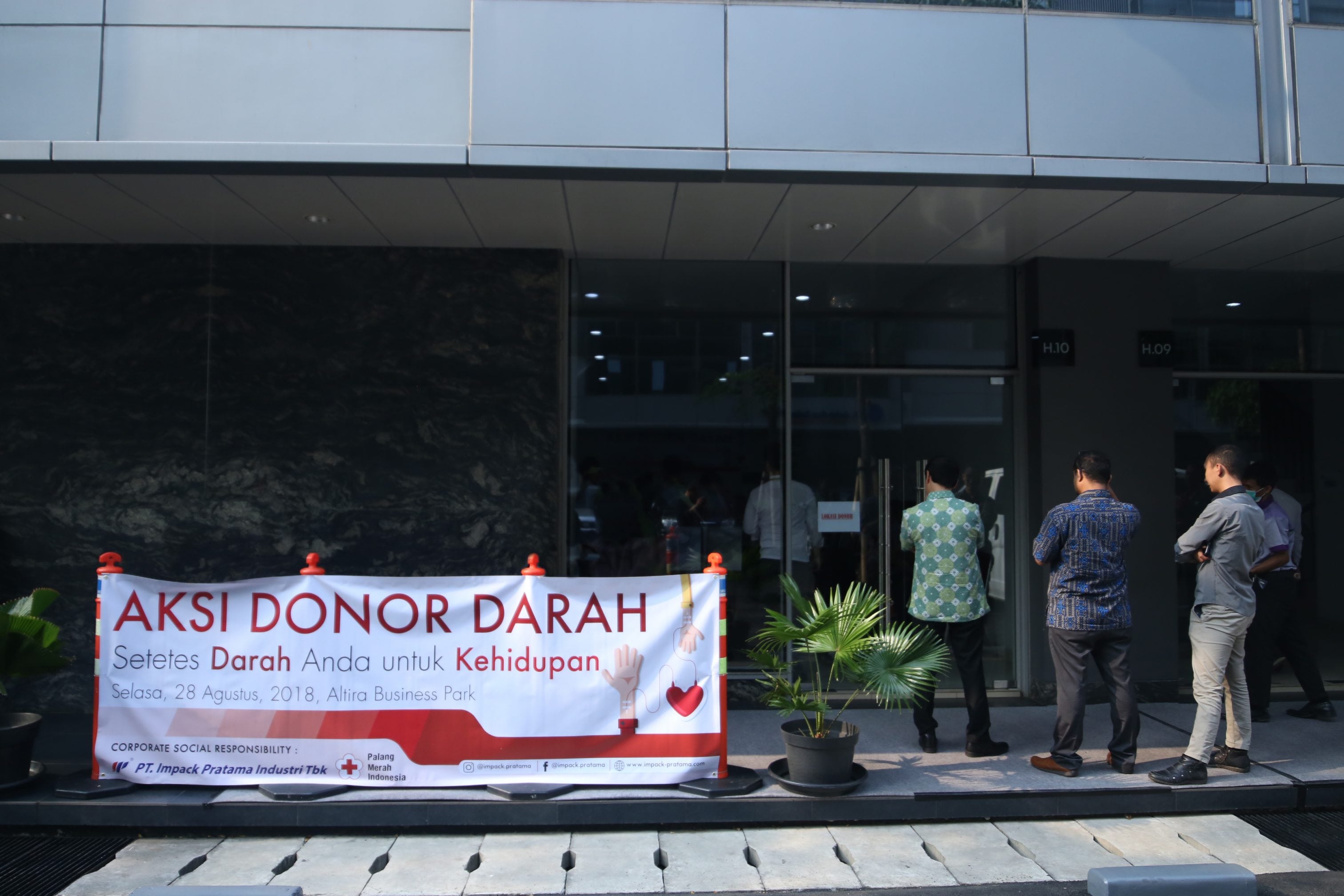 Donor Darah PT Impack Pratama Tbk Agustus 2018