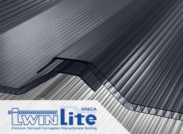 Twinlite Greca - Polycarbonate transparan bening