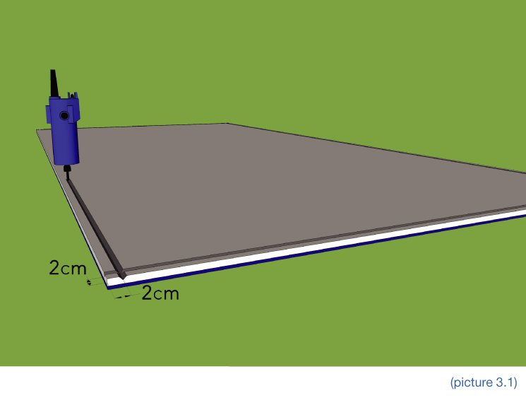 routing grooving pengaluran cara pasang acp aluminium composite panel