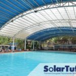SolarTuff Aplikasi Atap Transparan Kolam Renang