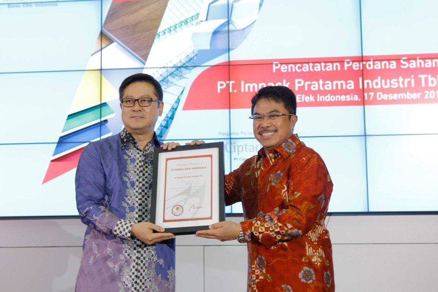 Impack Pratama Industri are listed in Indonesian Stock Exchange