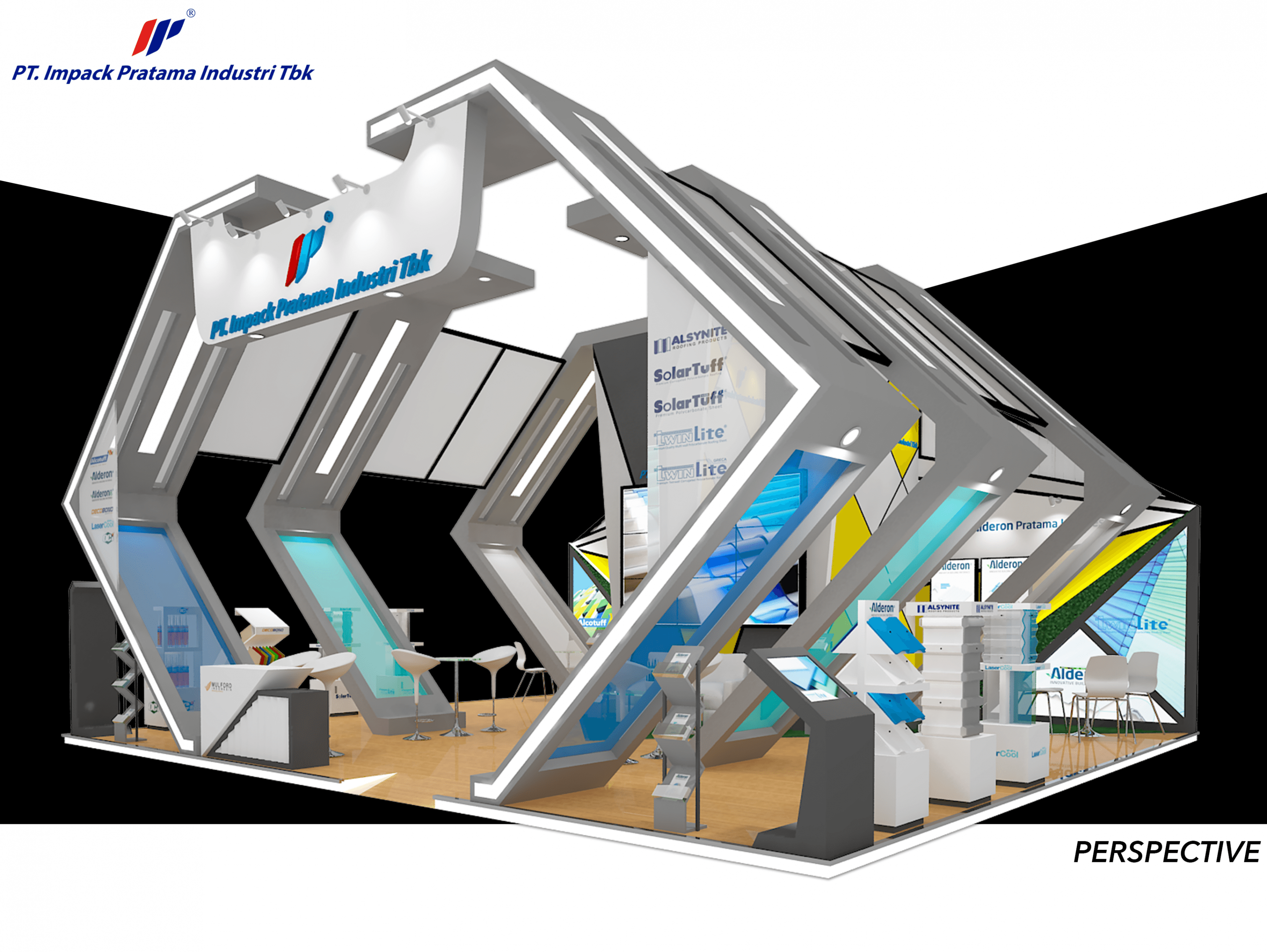 Layout Booth Indobuildtech IBT PT Impack Pratama Industri Tbk May 2018