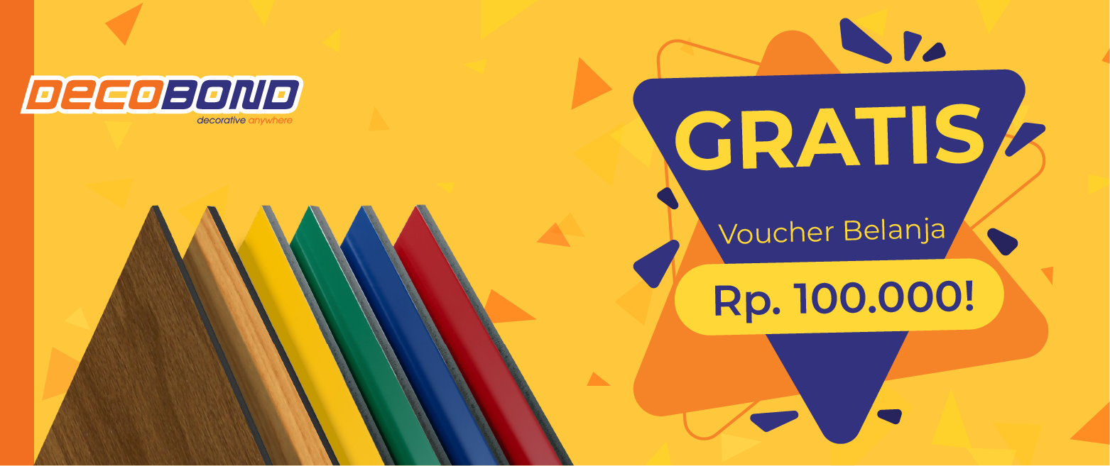 Beli Decobond Gratis Voucher Belanja Rp 100.000