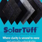 solartuff solid atap datar bening transparan