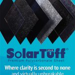 solartuff solid atap datar bening transparan