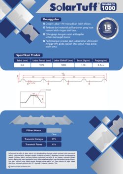brosur solartuff trimdeck 1000