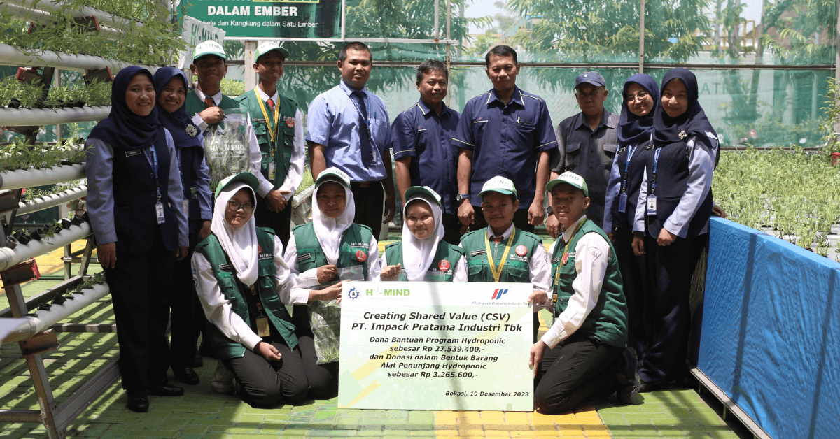 Dukungan terhadap Keberlanjutan Impack Pratama untuk Pendidikan Hidroponik di SMK Mitra Industri MM2100_