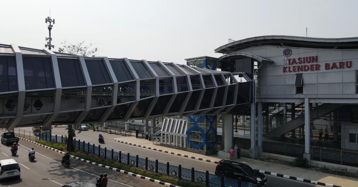Jembatan Penyeberangan Orang (JPO) Klender Baru (KLDB) Jakarta Timur || Klender Baru Pedestrian Bridge East Jakarta