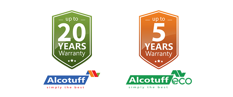 acp alcotuff dan alcotuff eco warranty garansi 20 tahun