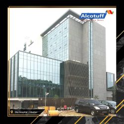 acp alcotuff pada kulit gedung rumah sakit eka hospital cibubur