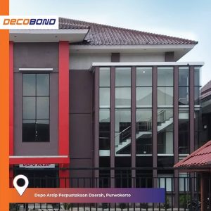 acp decobond dinding eksterior depo arsip purwokerto