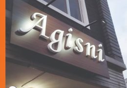 acp decobond motif kayu pada eksterior fasad bangunan