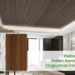 Tampil Natural dan Modern, Intip Motif Plafon UPVC Mirip Kayu Palet Ini