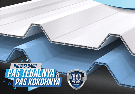 alderon lite atap upvc inovasi baru alderon - pas tebalnya pas kokohnya