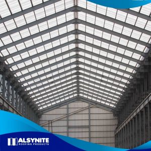 Alsynite Atap Skylight Aplikasi Pada Pabrik