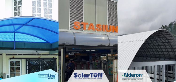 atap kanopi lengkung polycarbonate twinlite solartuff alderon