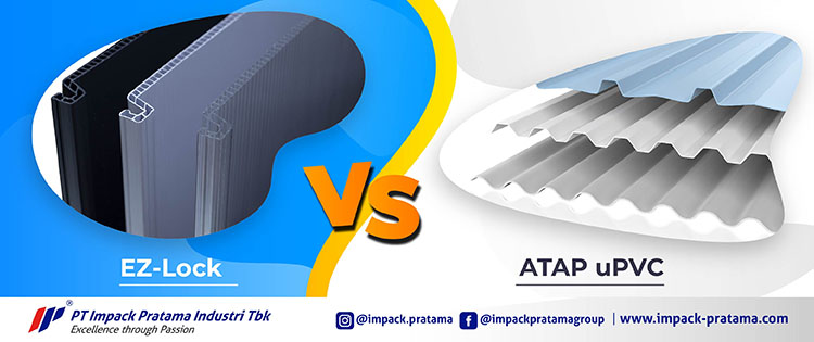 atap polycarbonate ez-lock vs atap upvc