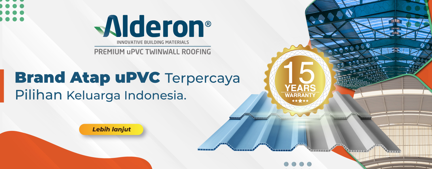 brand merek atap upvc terbaik bagus alderon