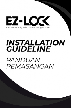 cara pasang ez-lock atap praktis minimalis