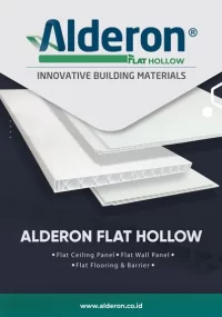 cover brosur alderon flat hollow plafon cladding