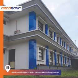 ACP Decobond Wall Cladding pada Fasad Bangunan Kantor Dishub Ciamis