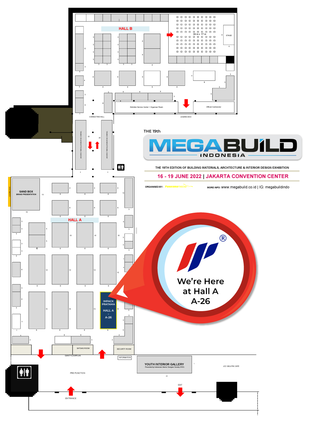 denah impack pratama megabuild 2022