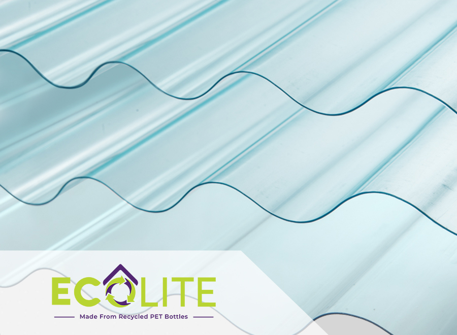 eco friendly product roofing from pet bottle ecolite