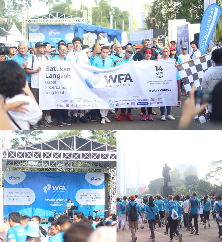 impack pratama menjadi sponsor walk for autism 2023