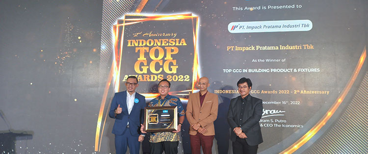 impack pratama raih penghargaan-indonesia top gcg award 2022