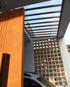 kanopi garasi carport skylight solartuff solid transparan bening homeyhuis