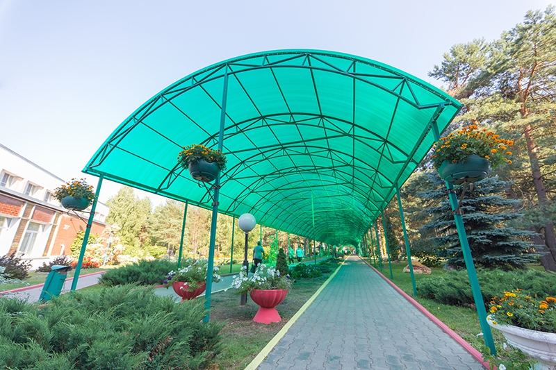 kanopi lengkung taman terbaru
