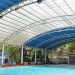 Aplikasi Kanopi SolarTuff pada Kolam Renang