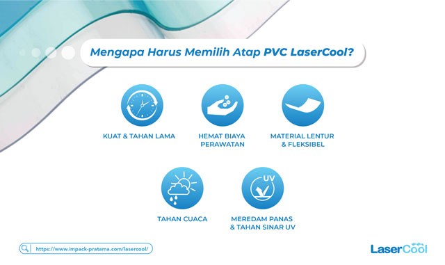 kelebihan atap pvc lasercool