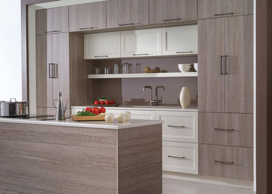kitchen set lapis hpl motif kayu