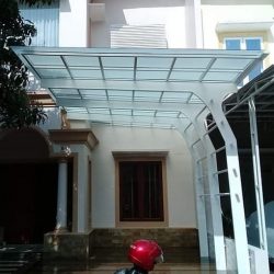 model kanopi carport minimalis transparan