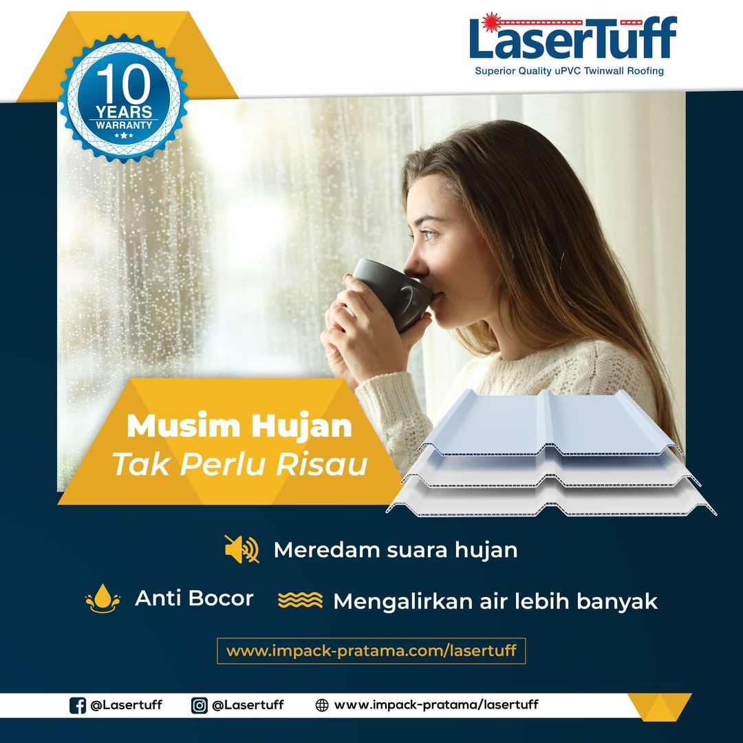 musim hujan tak perlu risau lasertuff atap anti bocor