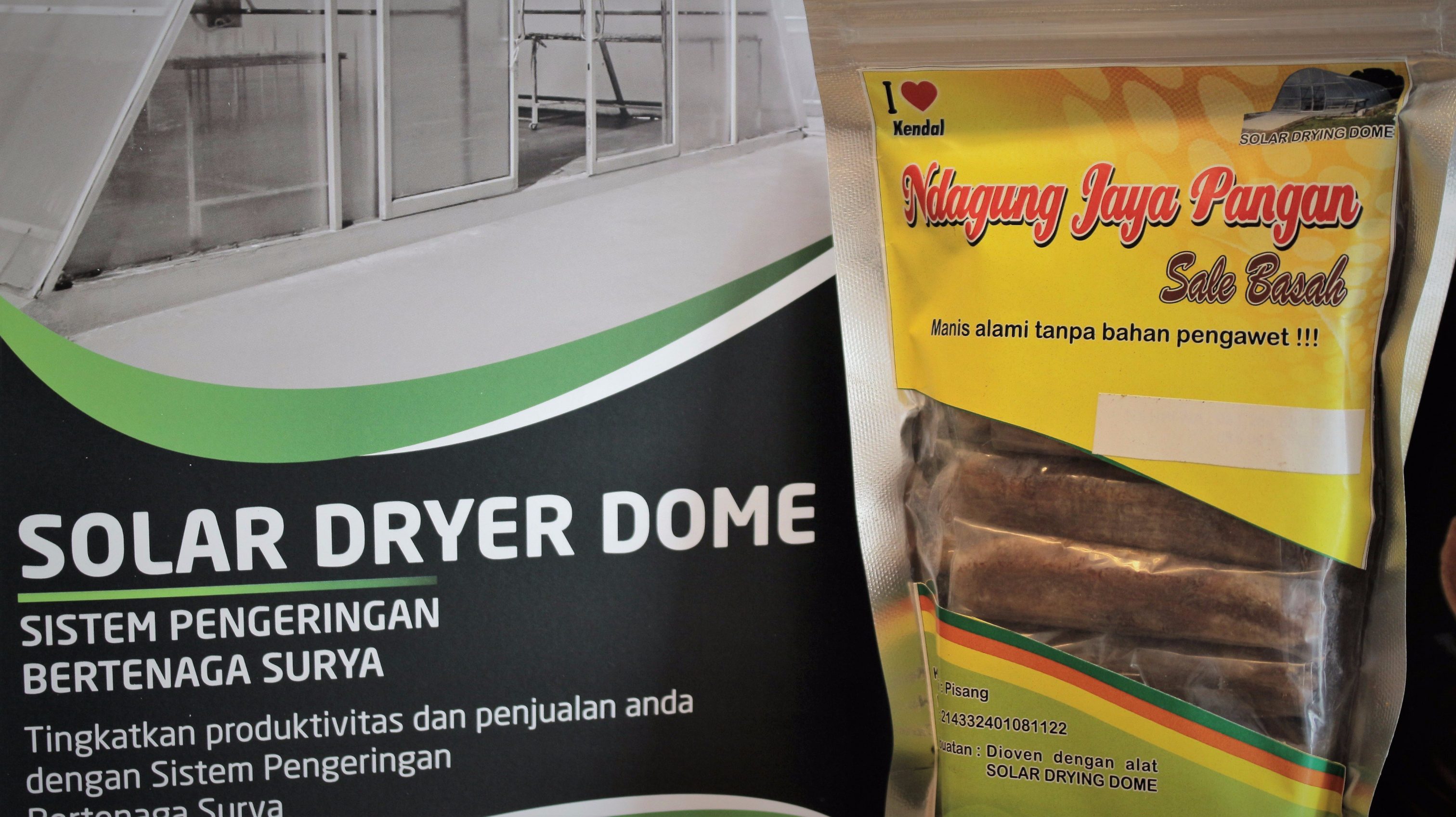 Pengeringan Produk Olahan Menggunakan Solar Dryer Dome