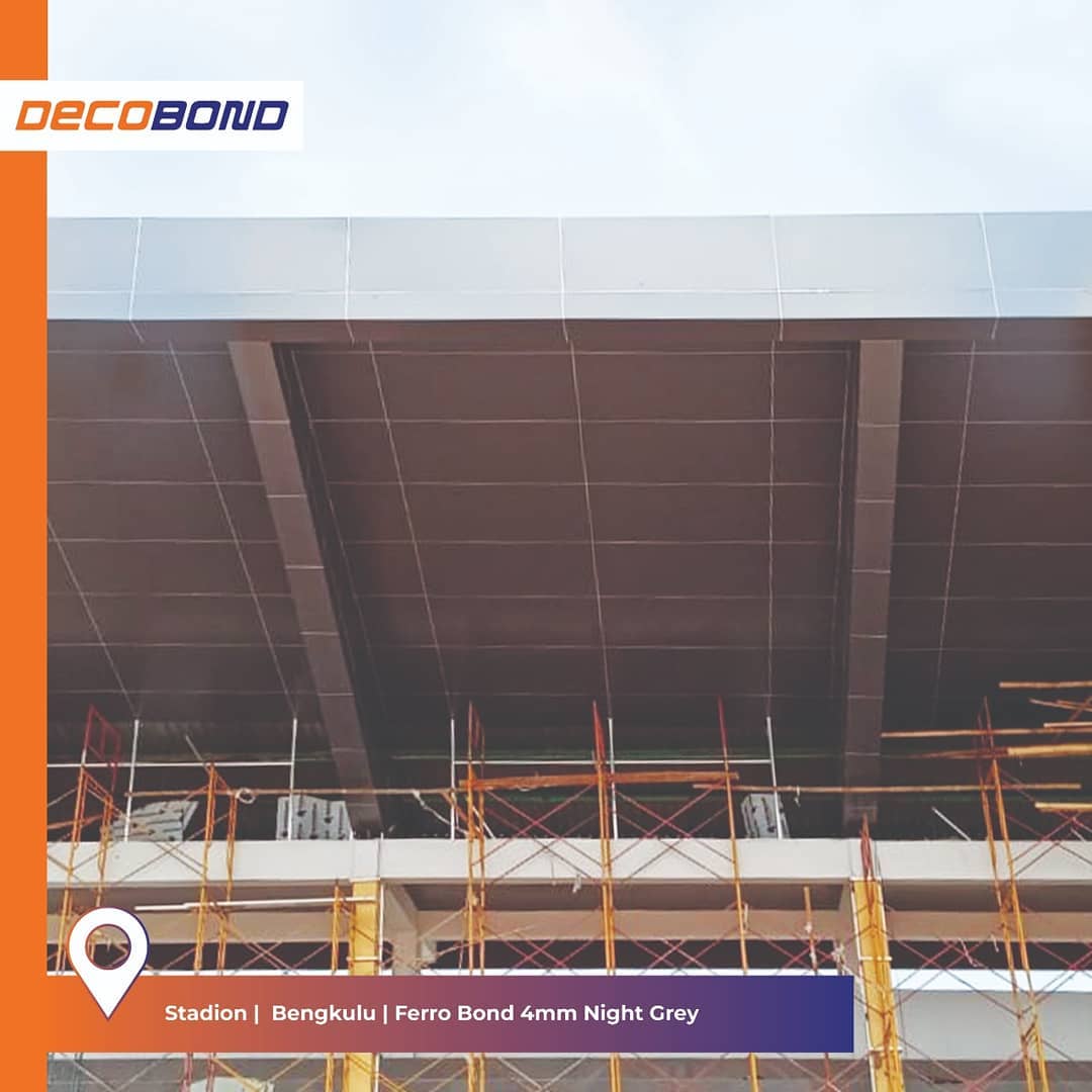 plafon atap acp decobond ferrobons stadion bengkulu