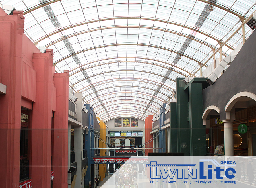 proyek citos atap skylight twinlite greca silver opal