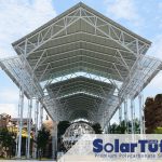 proyek polycarbonate solartuff solid desain atap kanopi jungleland