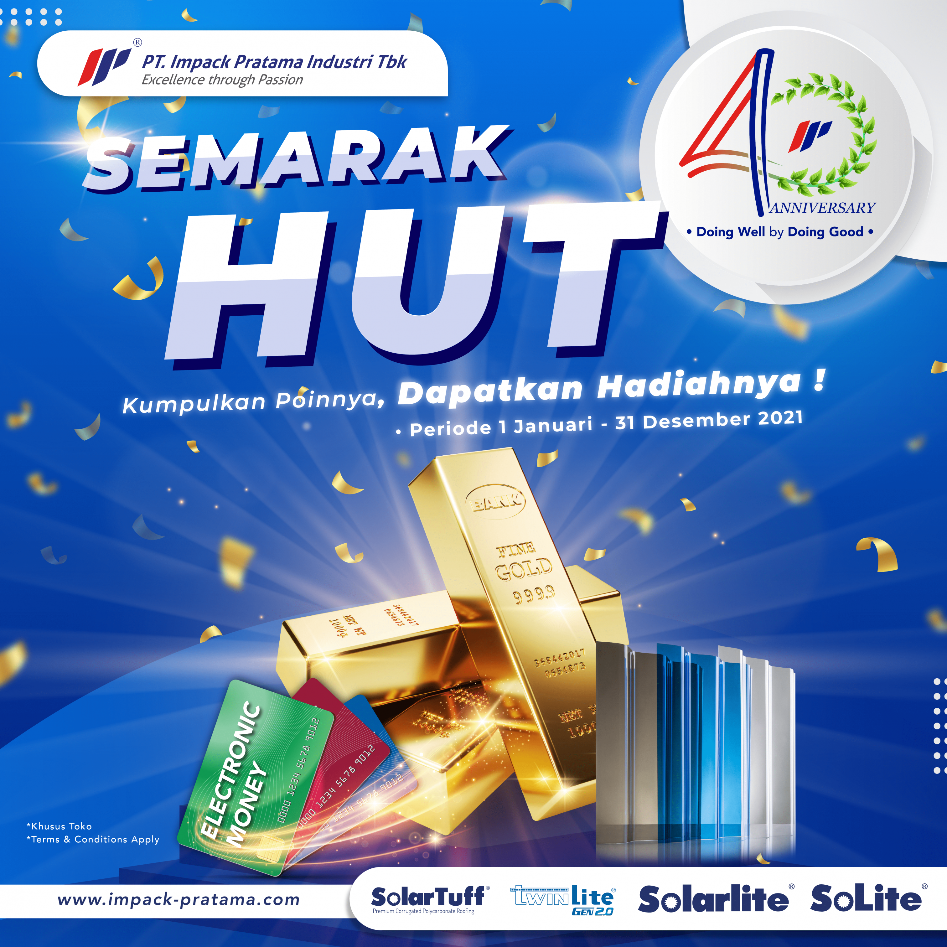 semarak hut 40 campaign