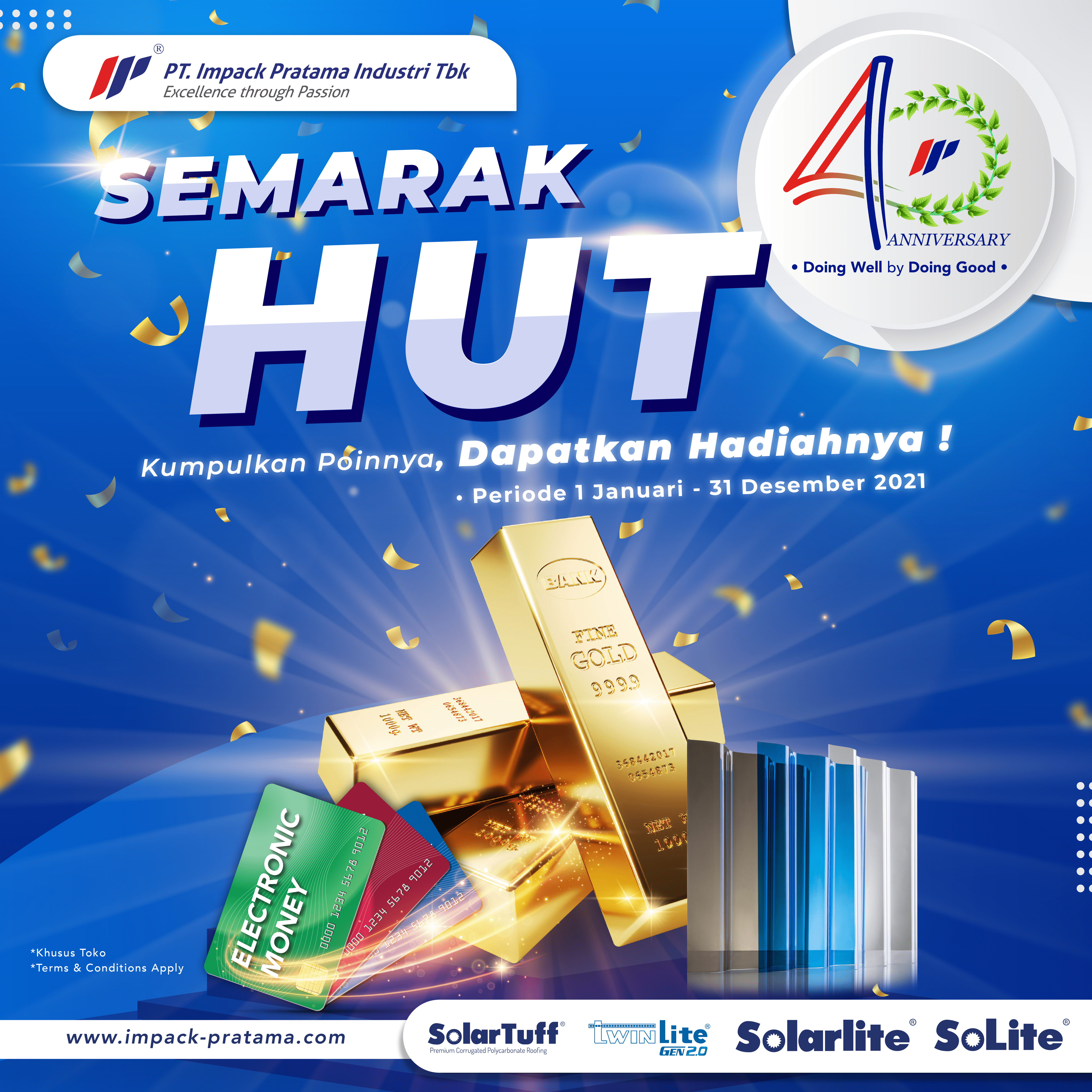 semarak hut 40 campaign