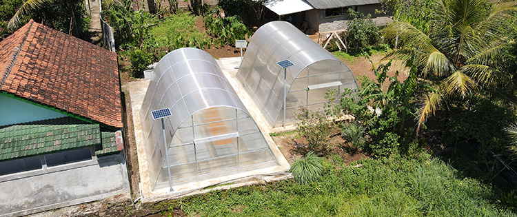 solar dryer dome bantu petani indonesia