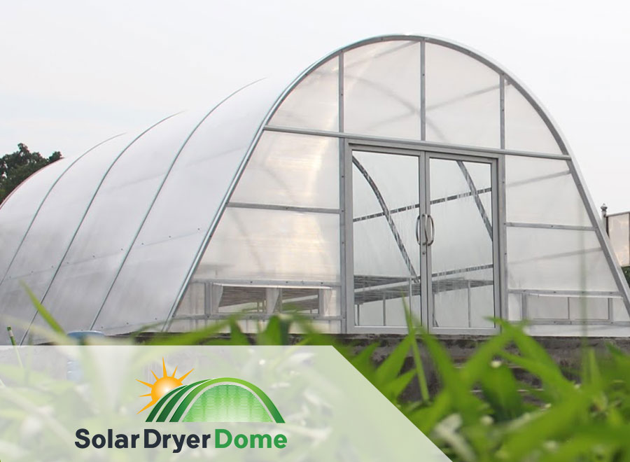 solar dryer dome teknologi pengeringan polycarbonate