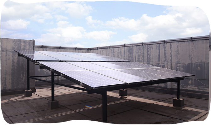 solar panel for climate change sustainability report impack pratama