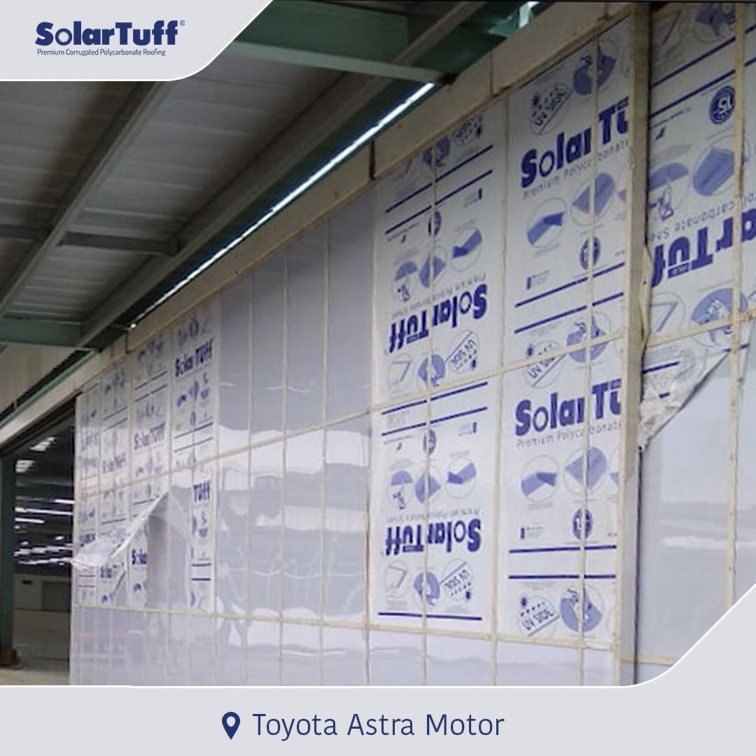 solartuff solid pelapis dinding wall cladding toyota astra motor