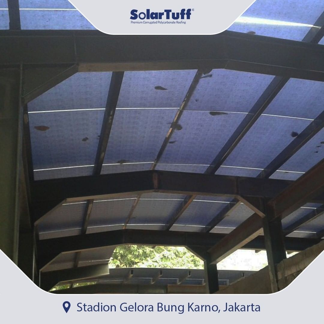 solartuff solid plain embossed grey stadion gelora bung karno