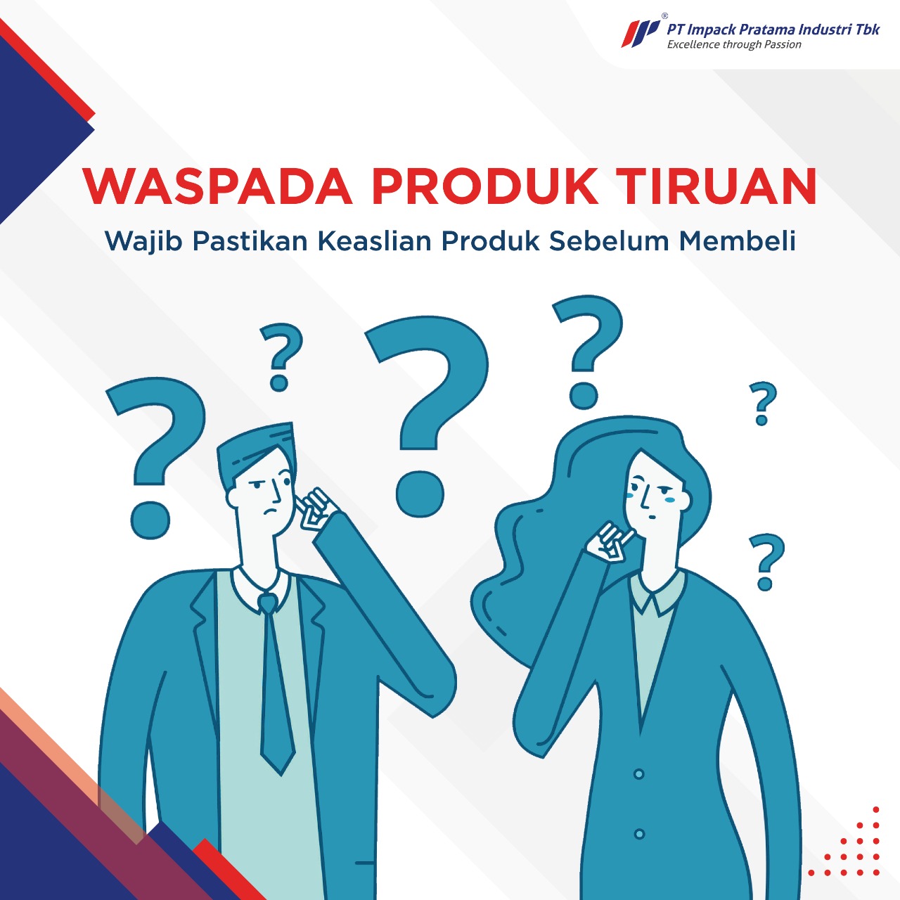 waspada produk tiruan pastikan keaslian produk impack